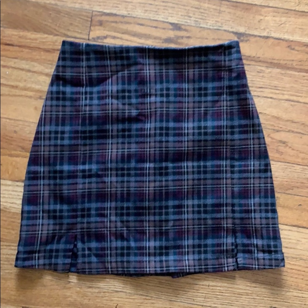 John Galt Plaid Skirt
